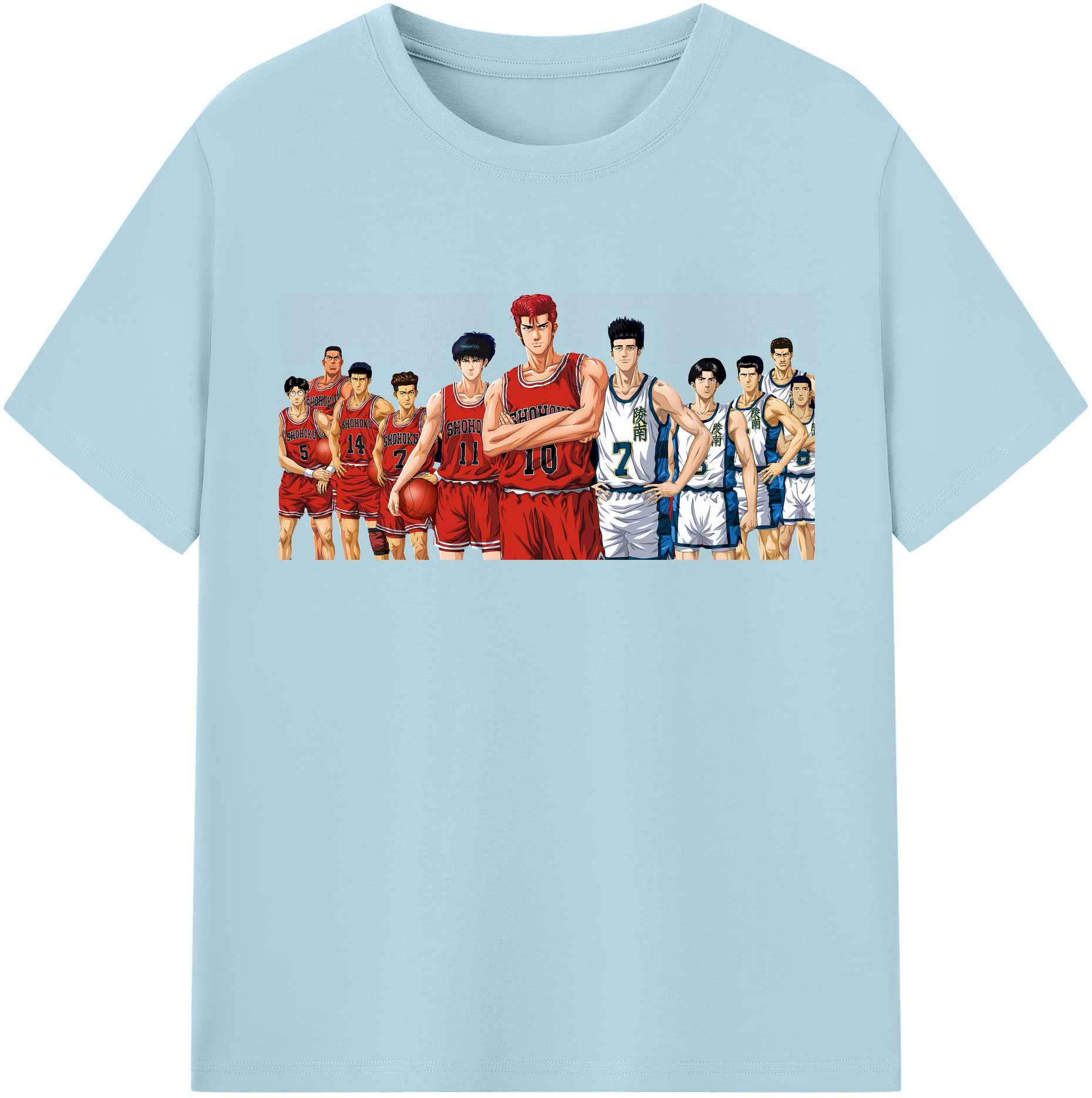 （画像用） SLAM DUNK／スラムダンク 綿100％半袖Tシャツ（フロントプリント）